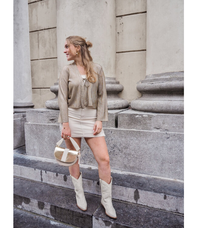 Catwalk Junkie Laced Skirt - Ecru