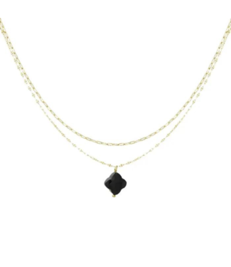 Ketting Pien - Black/Gold