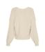 Moss Copenhagen Zinelle Rachelle Wrap Pullover - Peyote Melange