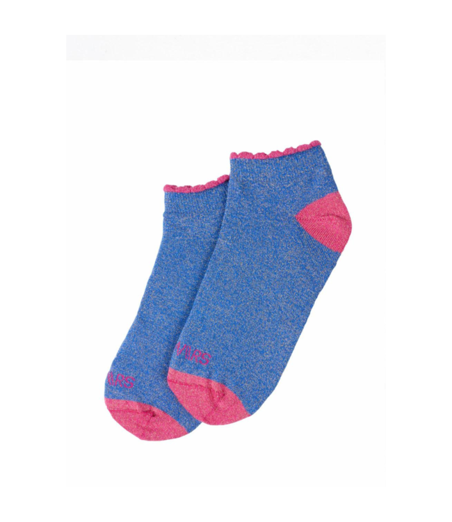 DWRS Label Lizzy Socks - Kobalt/Pink