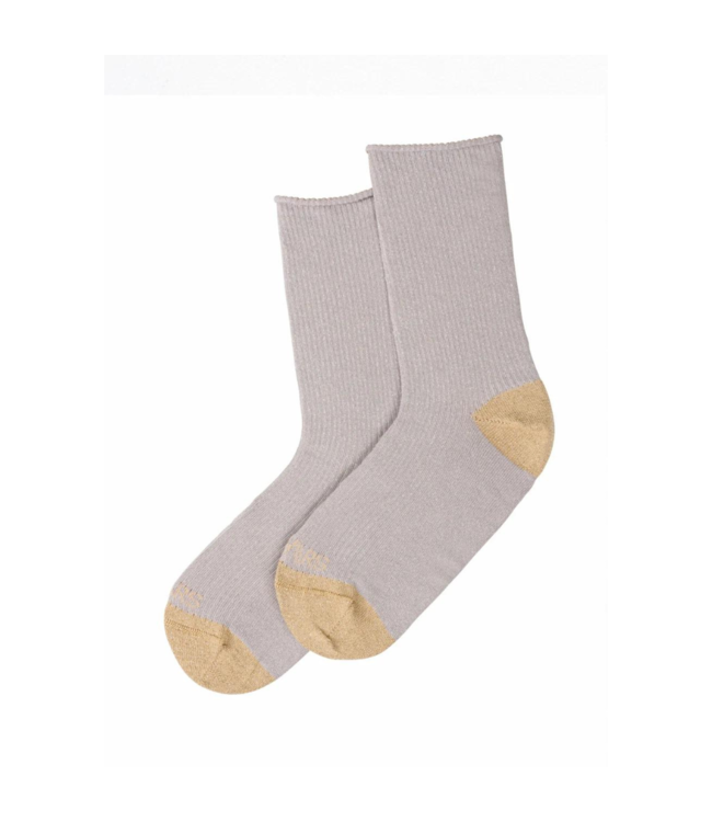 DWRS Label Lou Socks - Silver/Gold