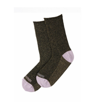 DWRS Label Lou Socks - Black/Lila