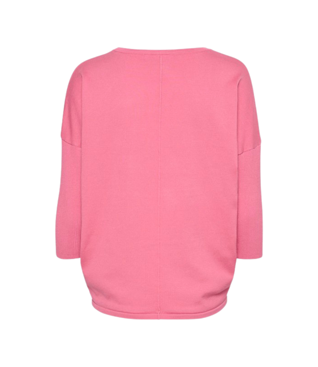 Saint Tropez Mila R-Neck Pullover - Chateau Rose
