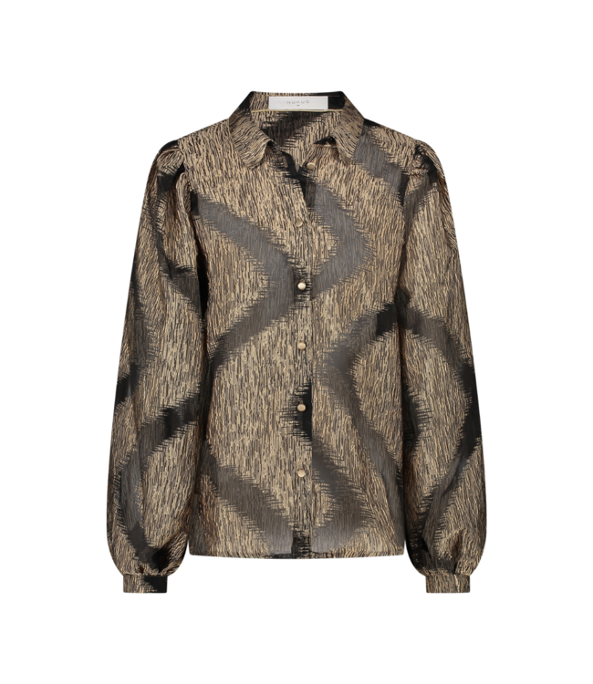 Nukus Lettie Blouse - Black/Gold