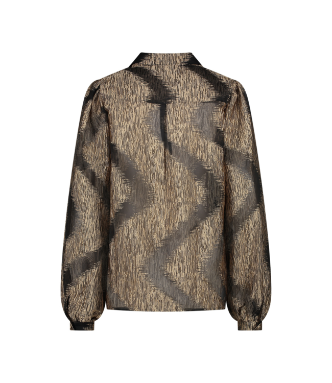 Nukus Lettie Blouse - Black/Gold