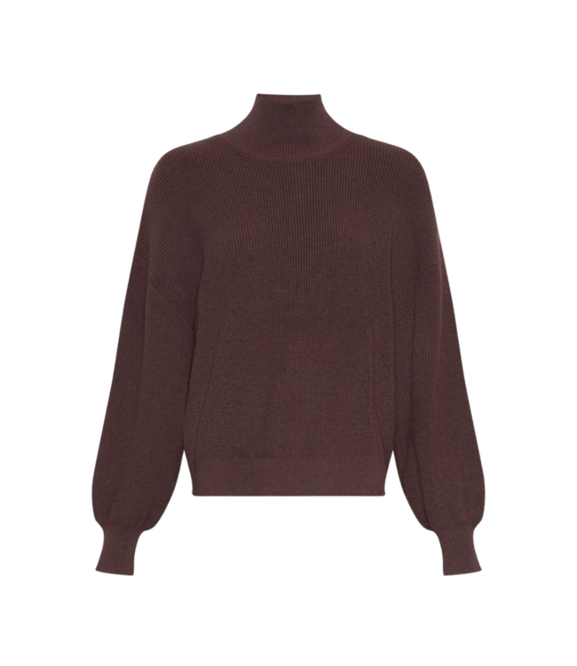 Moss Copenhagen Magnea Rachelle Pullover - Raisin Melange