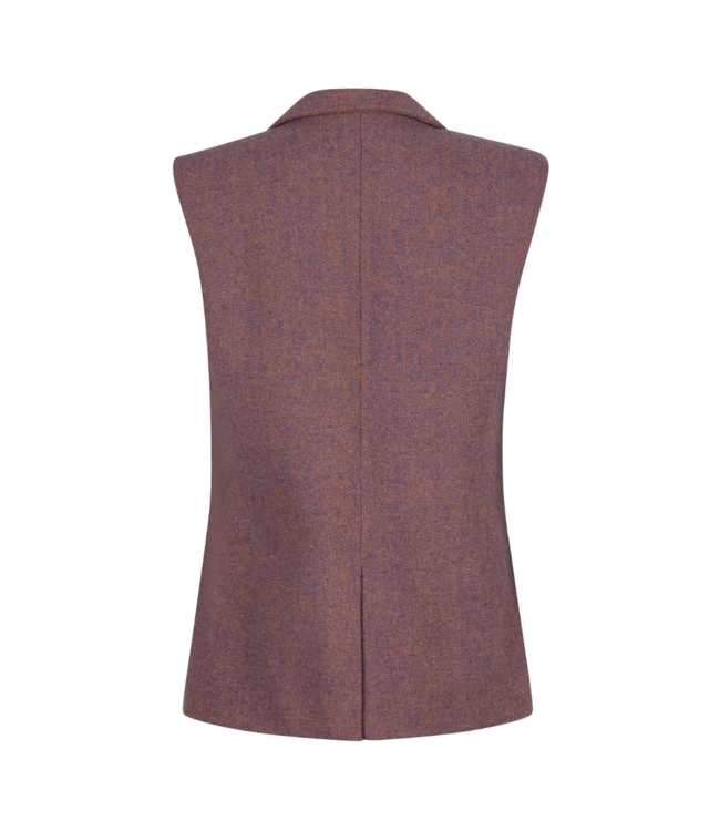 Ydence Gilet Emelia - Blue/Camel