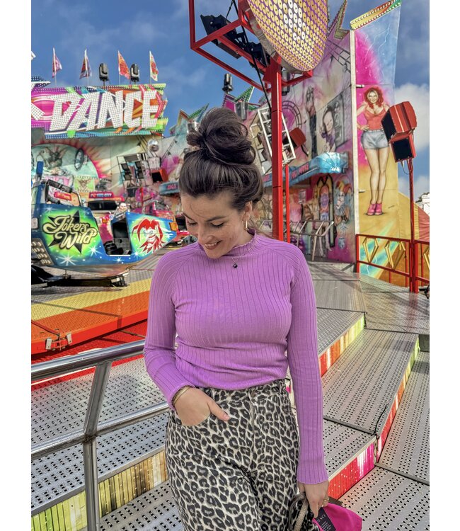 Ydence Knitted Top Kit - Lilac