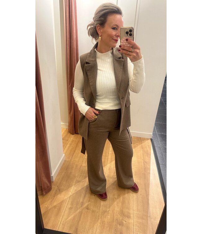 Ydence Knitted Top Kit - Ecru