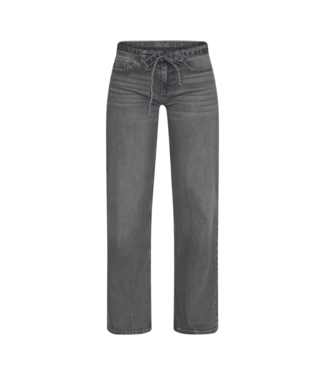 Sisters Point Onea Belt Jeans - Light Grey Wash