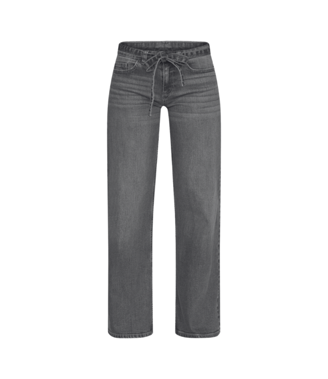 Sisters Point Onea Belt Jeans - Light Grey Wash