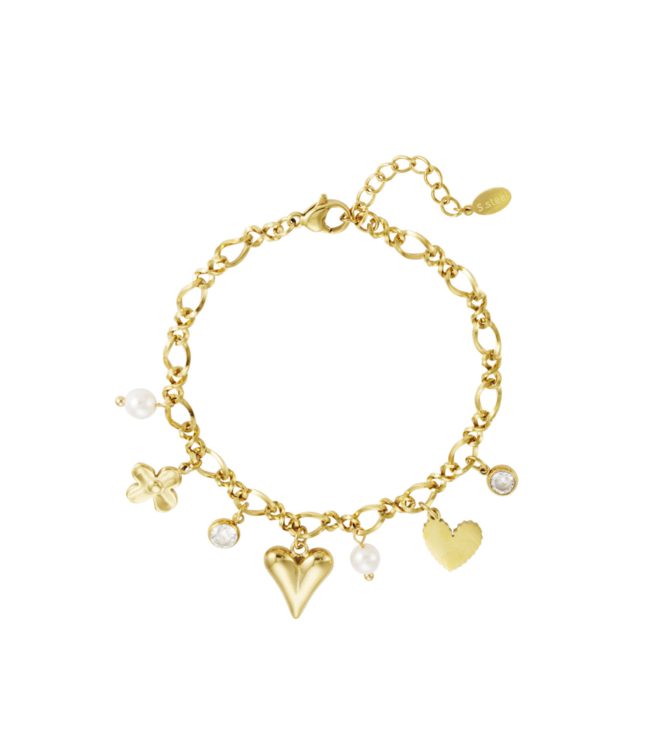 Color Club Armband Sparkling Love - Gold