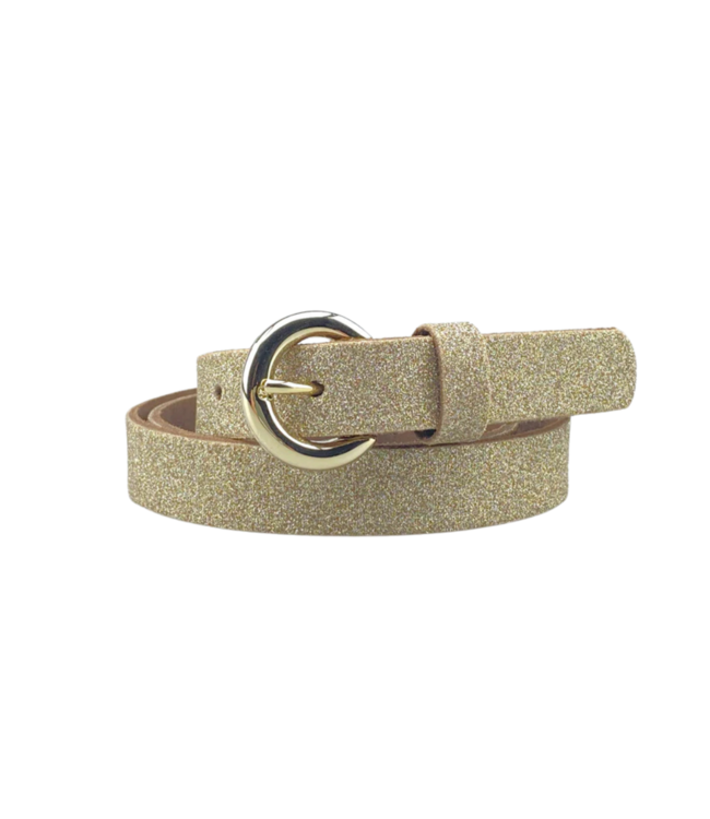 TREZZ Belt Glitter - Platina Gold