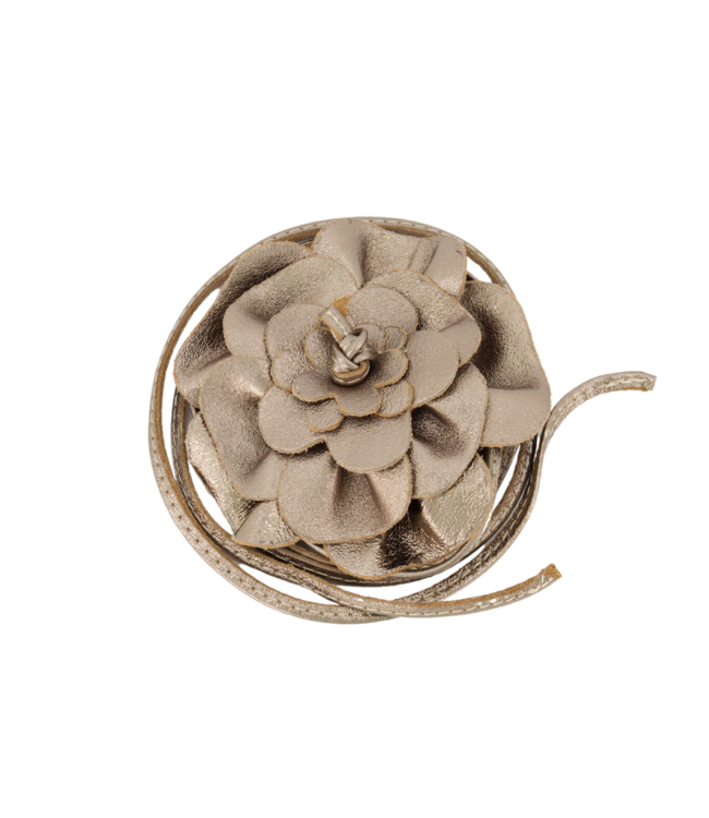 Color Club Wrap Belt Fiore - Bronze