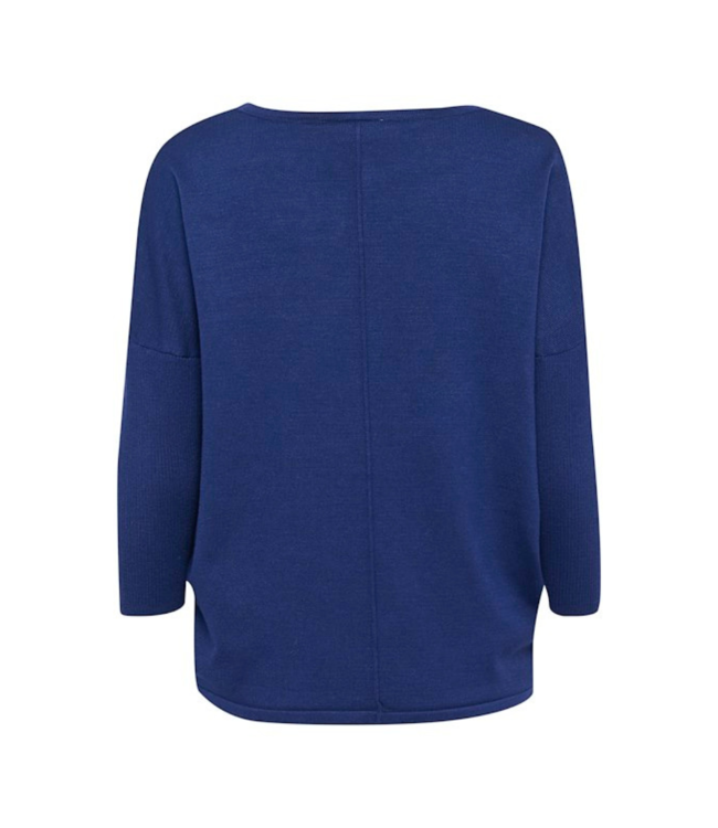 Saint Tropez Mila R-Neck Pullover - Midnight Sail