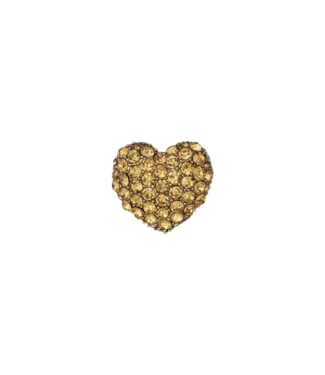 Broche Diamond Heart - Bronze
