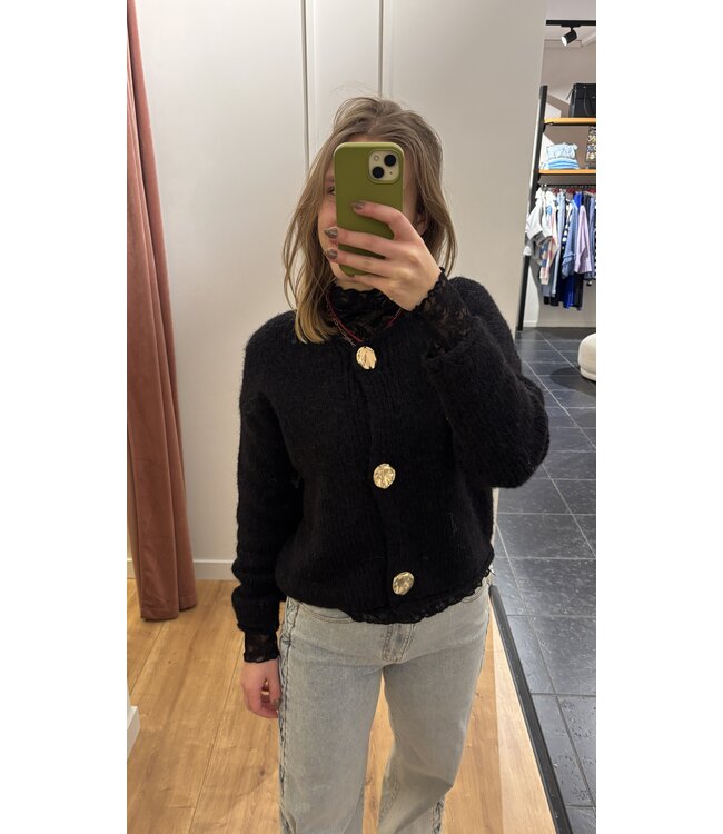 Color Club Cardigan Blair - Black