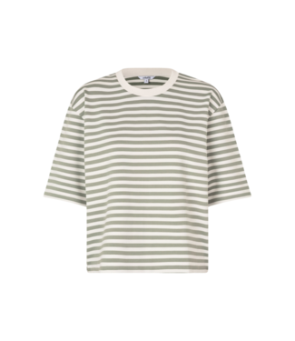 MbyM Betsy Emrys Top - Shadow Sugar Stripe