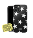MIM Amsterdam Shockproof Case Super Stars - Black/White