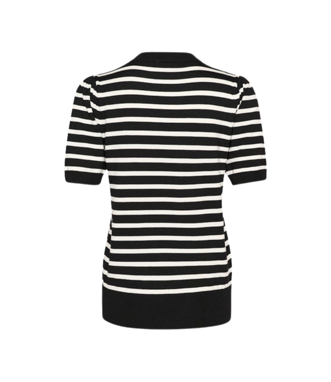 Saint Tropez Mila Striped Pullover - Black Mila Stripe