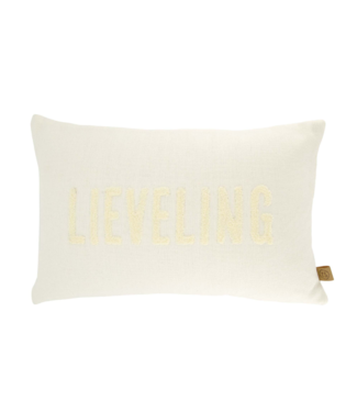 Zusss Kussen Lieveling 50x30cm - Off White