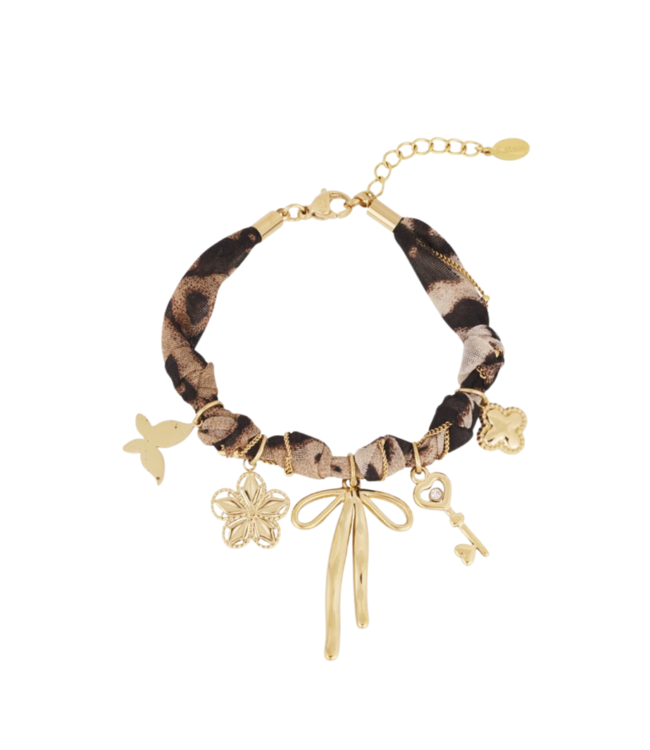 Color Club Armband Trendy - Leopard/Gold