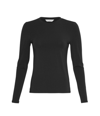 MSCH COPENHAGEN Betrina Longsleeve Top - Black