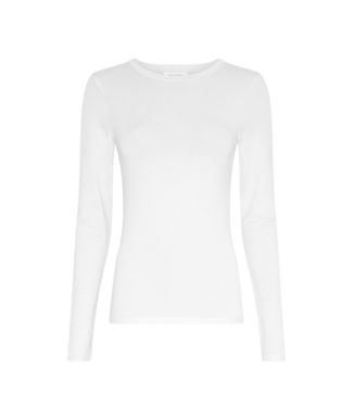 MSCH COPENHAGEN Betrina Longsleeve Top - Bright White