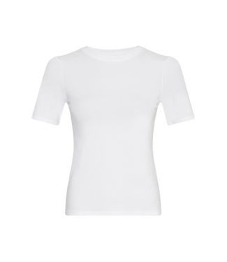MSCH COPENHAGEN Betrina Shortsleeve Tee - Bright White