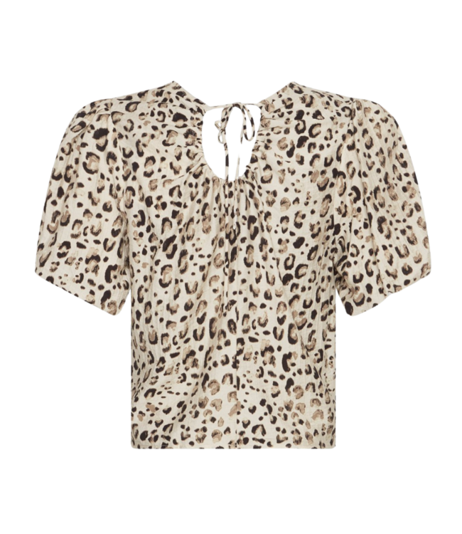 Moss Copenhagen Alyona Vlora 2/4 Top - Oatmeal Leo