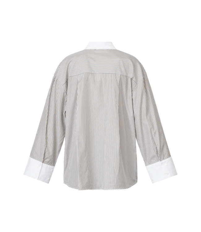 Sisters Point Viska Blouse - Grey Stripe