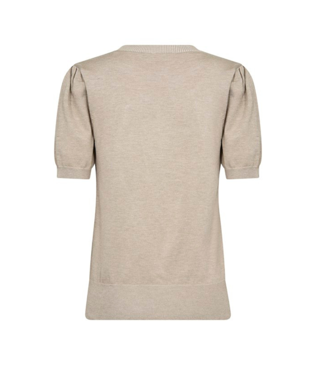 Saint Tropez Mila Short Sleeve Pullover - Plaza Taupe Melange