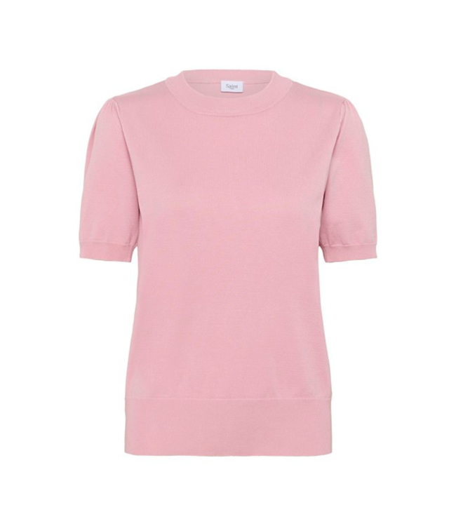 Saint Tropez Mila Short Sleeve Pullover - Pink Nectar