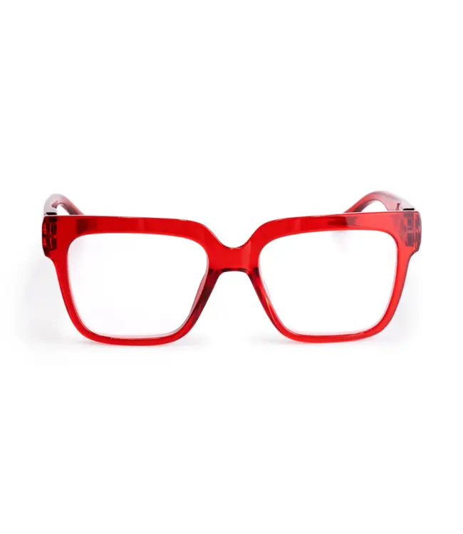 Looplabb Leesbril Max - Crystal Red