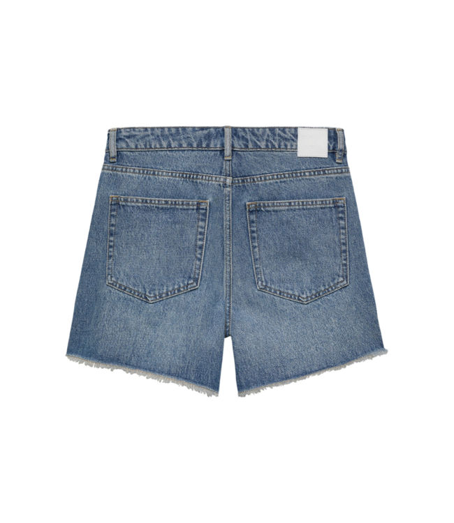 Catwalk Junkie Loose Fit Denim Shorts - Blue