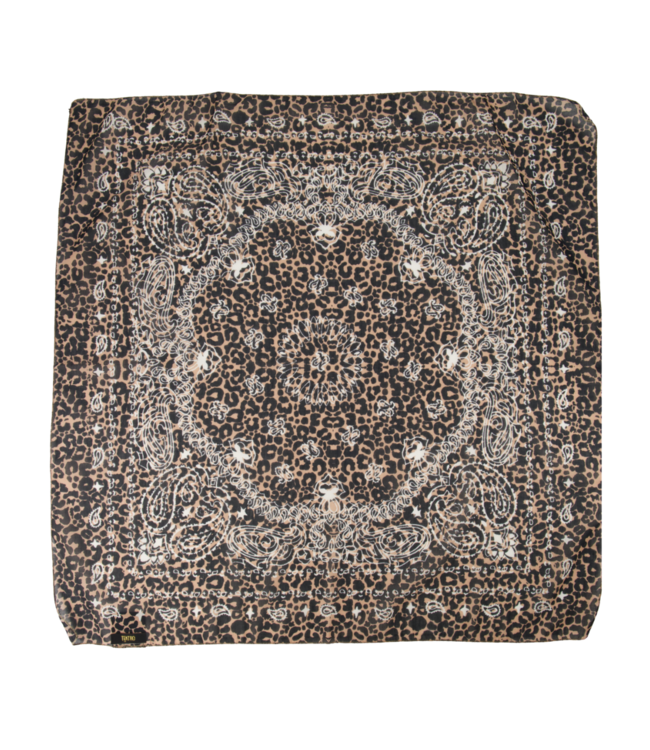 Color Club Sjaal met Print Astrid - Leopard