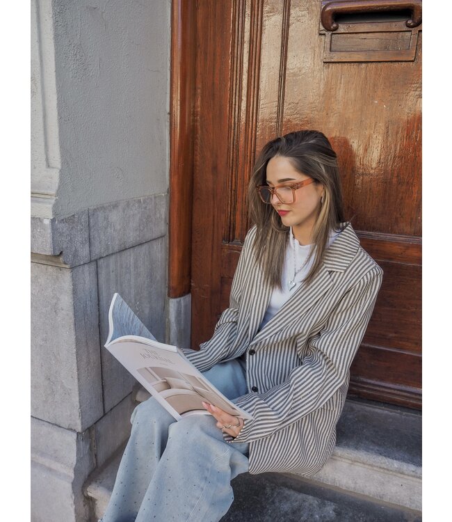 Looplabb Leesbril Max - Crystal Champagne