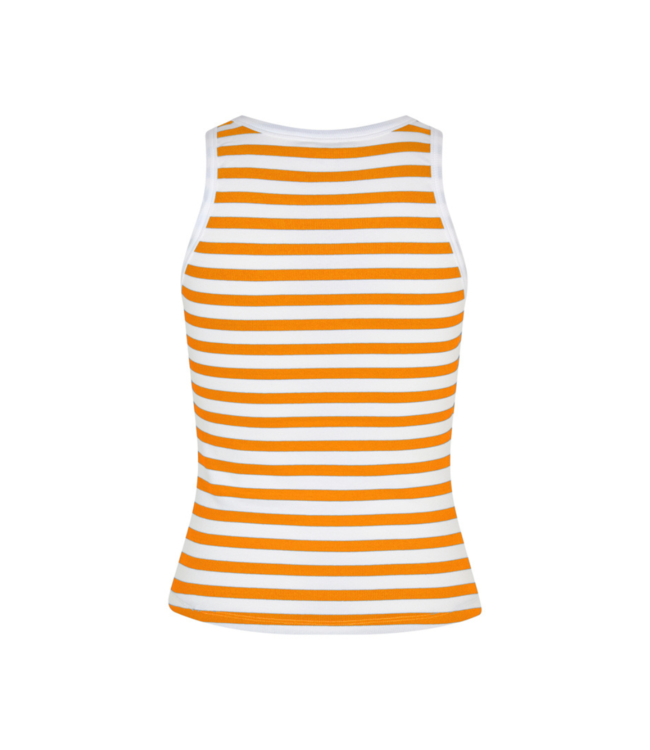 MbyM Evelyn Stripe Jaxson Top - Sugar Orange Peel