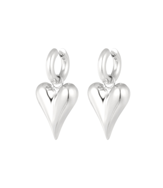 Oorbellen Lovely XL - Silver