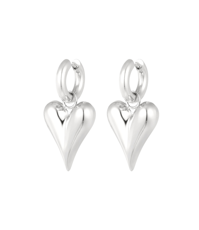 Color Club Oorbellen Lovely XL - Silver