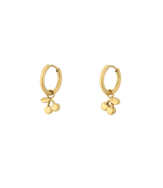 Oorbellen Cherry - Gold