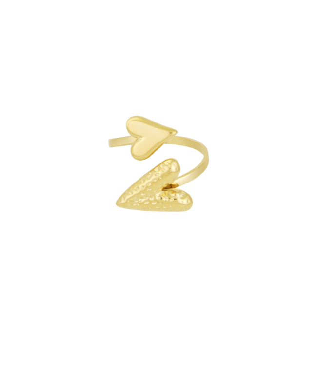 Color Club Ring Dual Affection - Gold