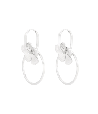 Oorbellen Petal Perfection - Silver