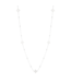 Ketting Long Flower Charms - Silver