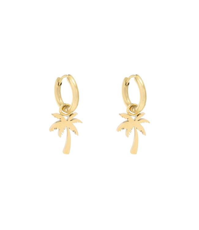 Color Club Oorbellen Summer Palm - Gold