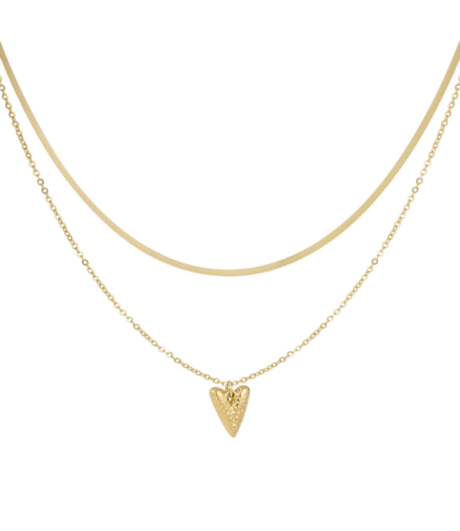 Color Club Ketting Heartfelt Layers - Gold