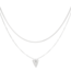 Ketting Heartfelt Layers - Silver