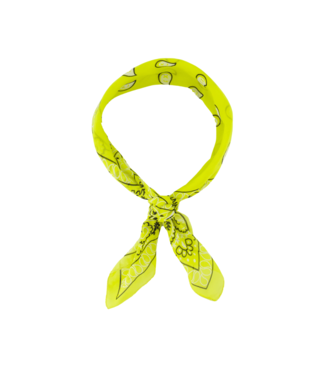 Sjaal met Print Astrid - Yellow