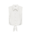 Catwalk Junkie Sleeveless Blouse with Lash - Off White