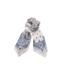 Black Colour Paisley Mini Scarves - Blue